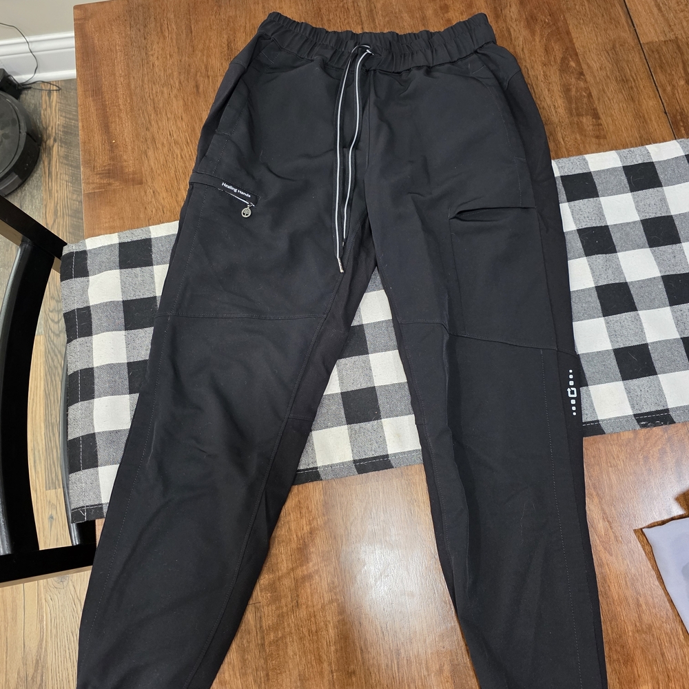 Black Women's Jogger Scrubs Healing Hands